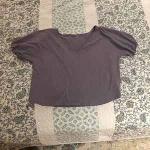 🌷Lavender half sleeves crop top🌷